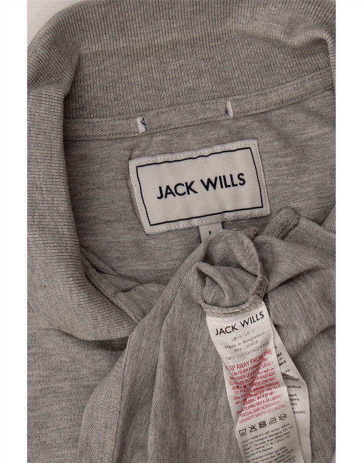 Jack Wills ženska polo majica UK 14 veliki sivi pamuk