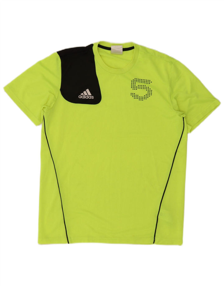Adidas muška grafička majica kratkih rukava srednje zelene boje poliester
