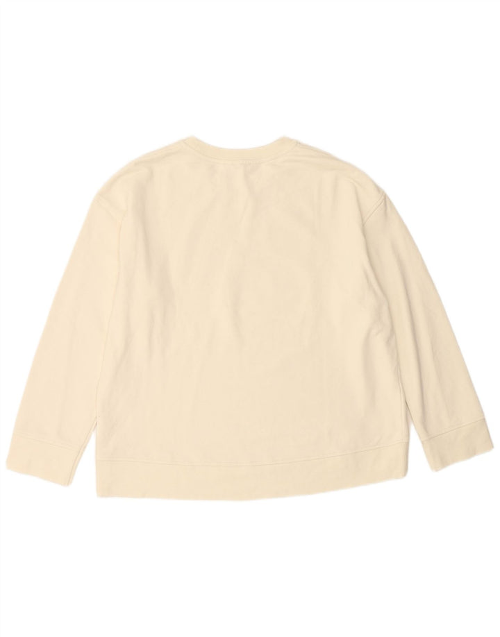 JIGSAW Ženska prekomjerna majica s motivima UK 16 Large Off White