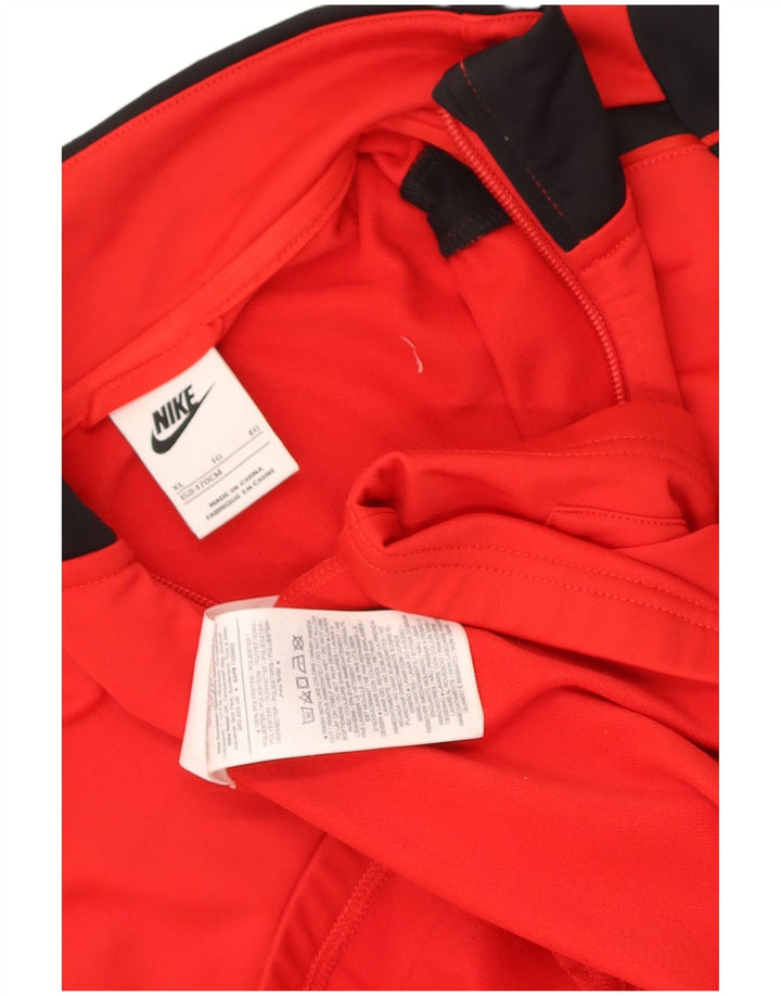 Nike Boys Trenirka Gornja jakna 13-14 godina XL Red Colourblock Poliester