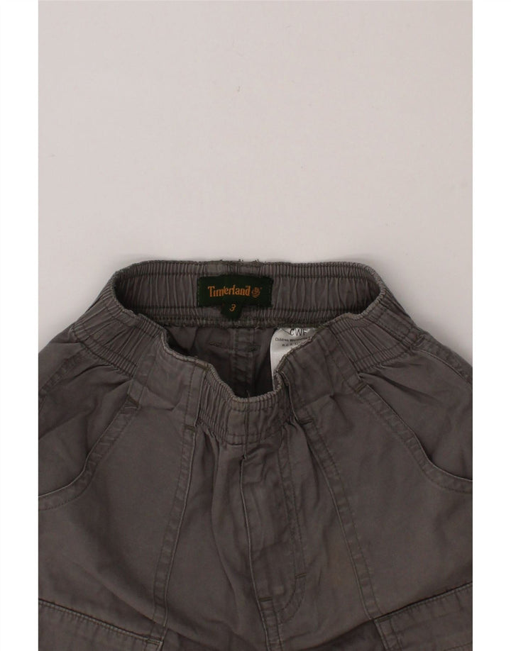TIMBERLAND Boys Cargo Shorts 2-3 Years W18 Grey Cotton Vintage Timberland and Second-Hand Timberland from Messina Hembry 
