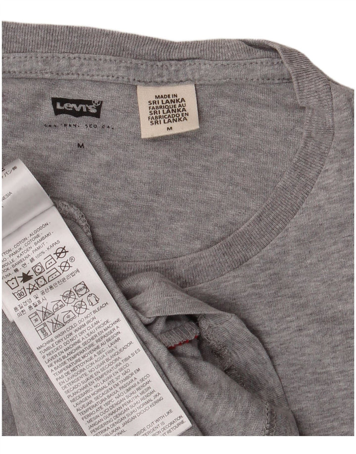 Levi's muška majica kratkih rukava s grafičkim motivima, srednje sivi flekasti pamuk