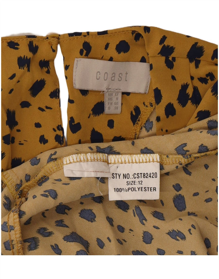 Gornji dio ženske bluze Coast UK 12 Srednje žuti poliester sa životinjskim printom