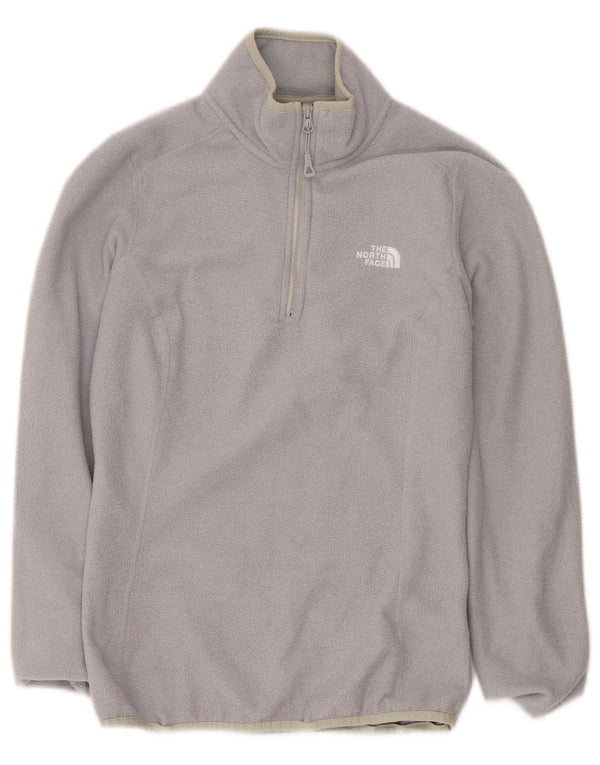 The North Face ženski flis džemper s patentnim izrezom UK 6 XS sivi poliester