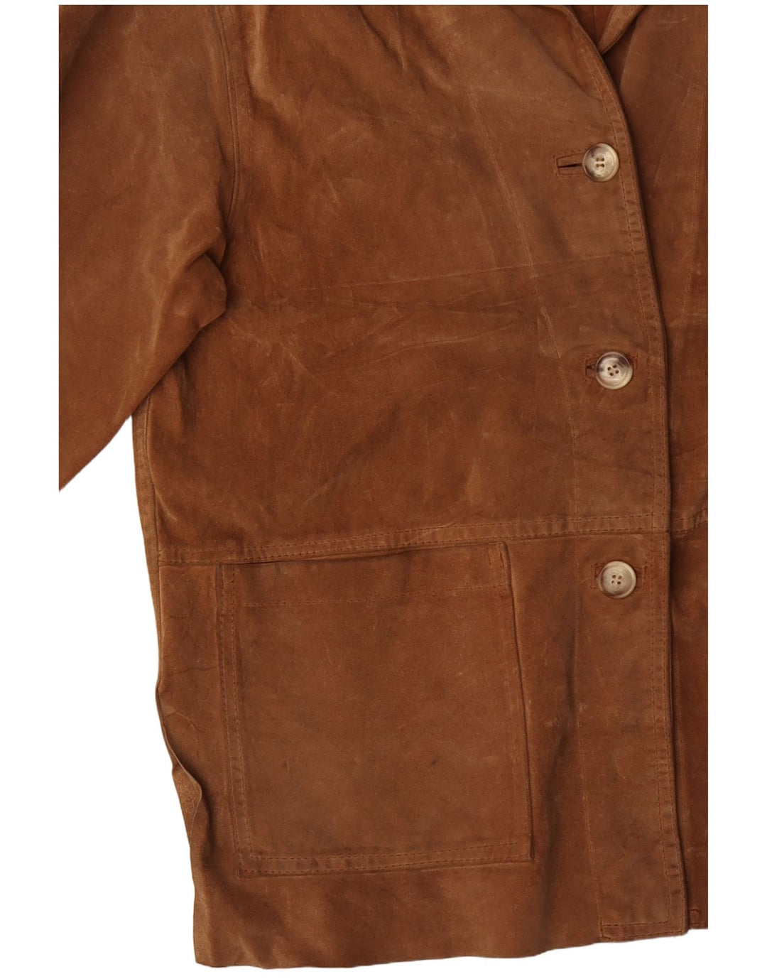 VINTAGE Ženska antilop jakna UK 14 Velika smeđa