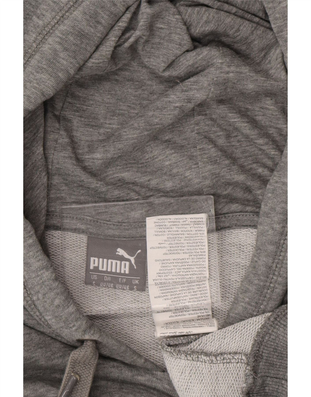 PUMA muška majica s kapuljačom s kapuljačom, mali sivi flekasti poliester