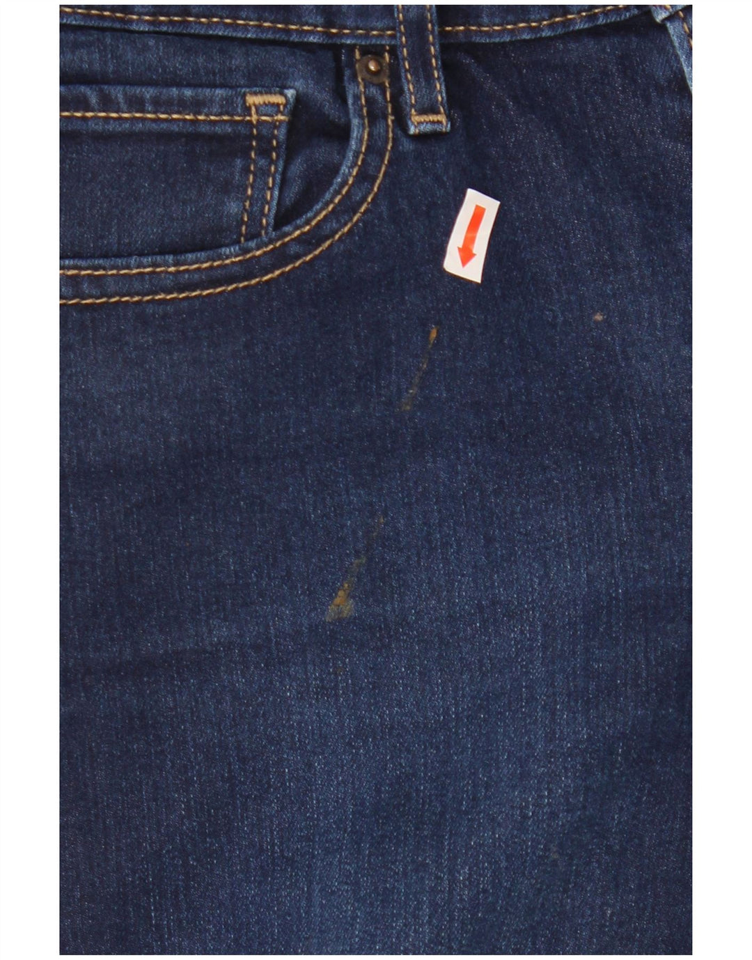 LEVI'S ženske 711 uske traperice W30 L32 tamnoplavi pamuk