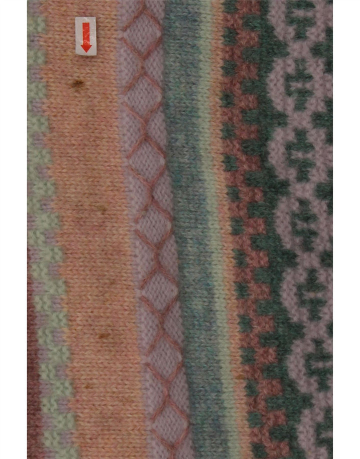 BENETTON ženski džemper s okruglim izrezom UK 16 na velike raznobojne pruge