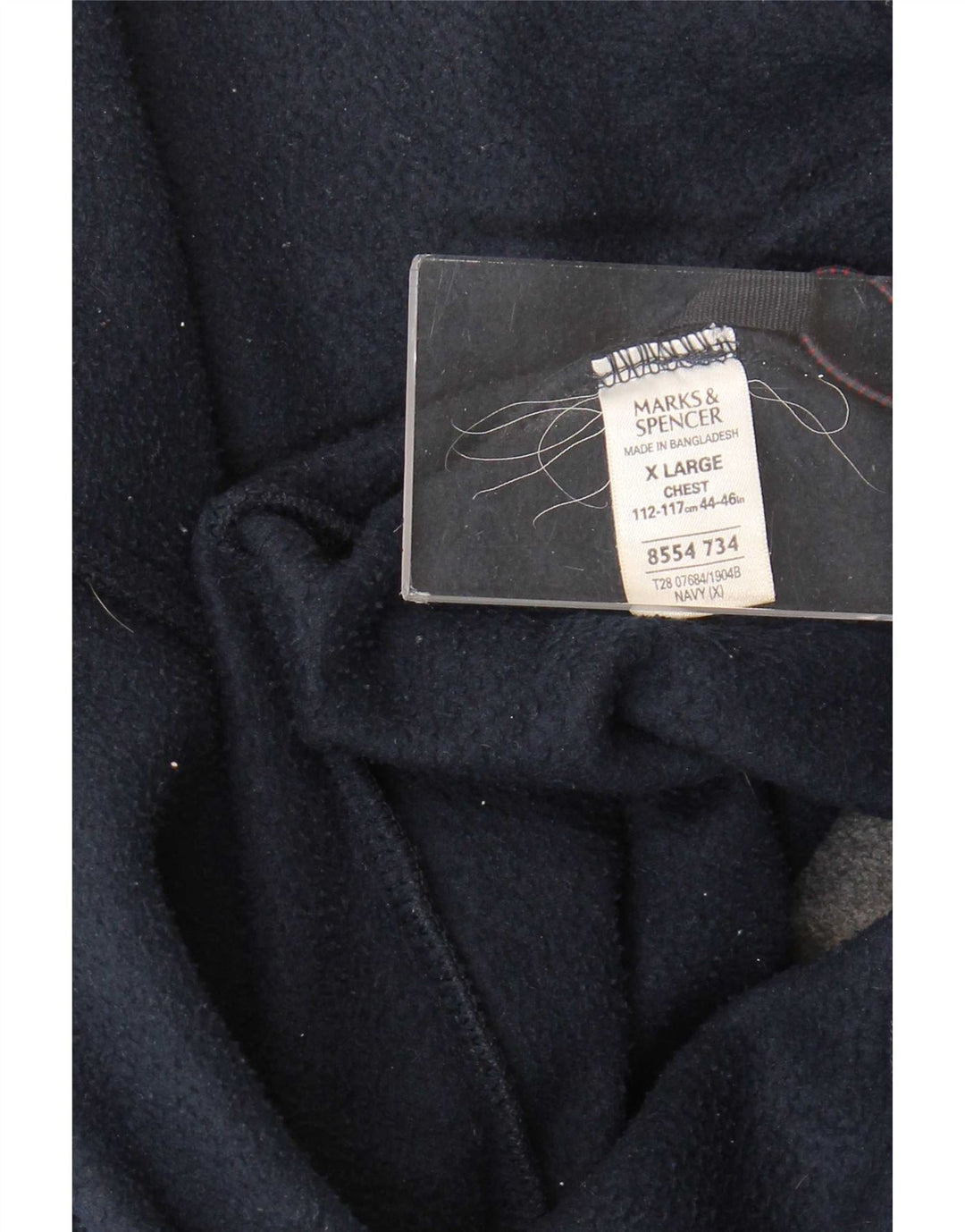 Marks & Spencer muška jakna od flisa UK 42 XL mornarsko plava poliester