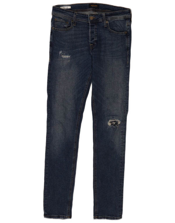 Jack & Jones Muške uske traperice GLENN, W31 L34, plavi pamuk