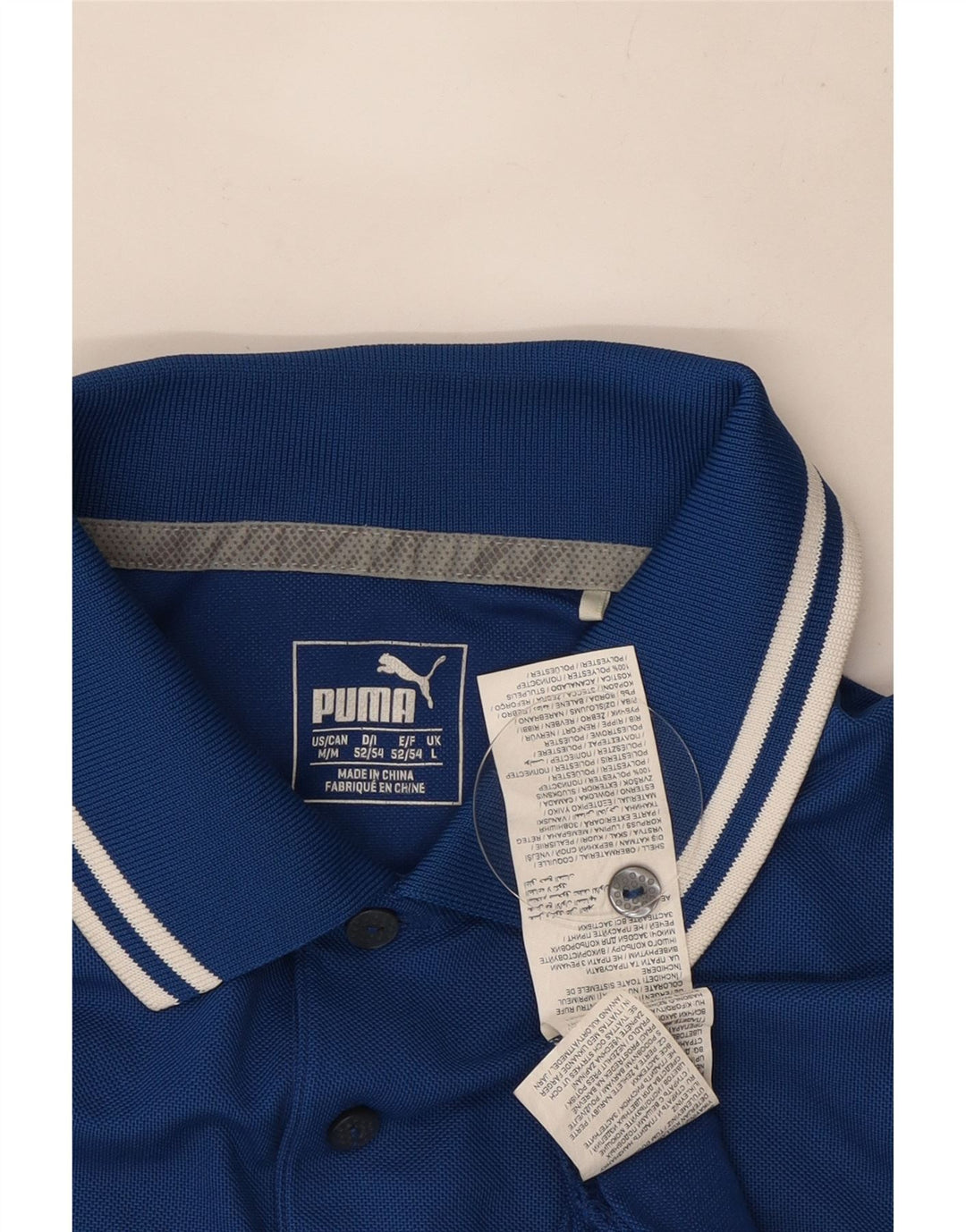 Puma muška polo majica veliki plavi poliester