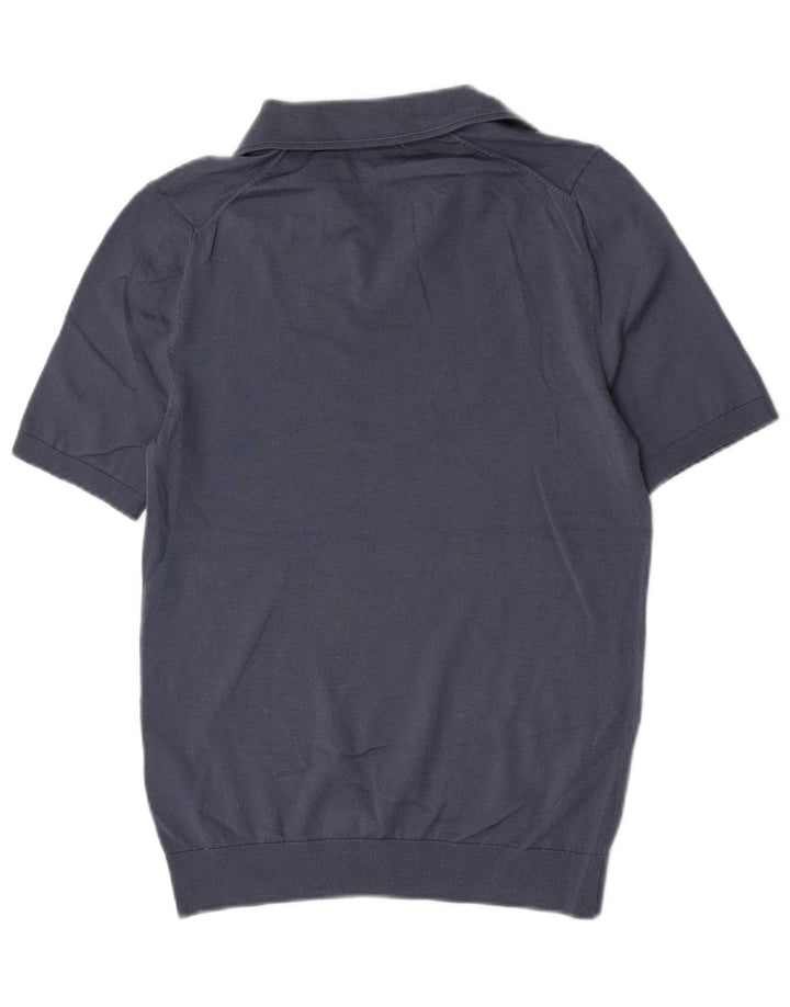Reiss muška polo majica mala plava vuna