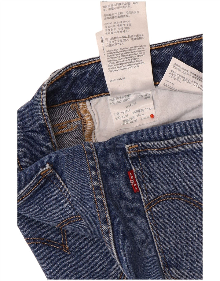 Levi's ženske 712 uske traperice W29 L32 plavi pamuk