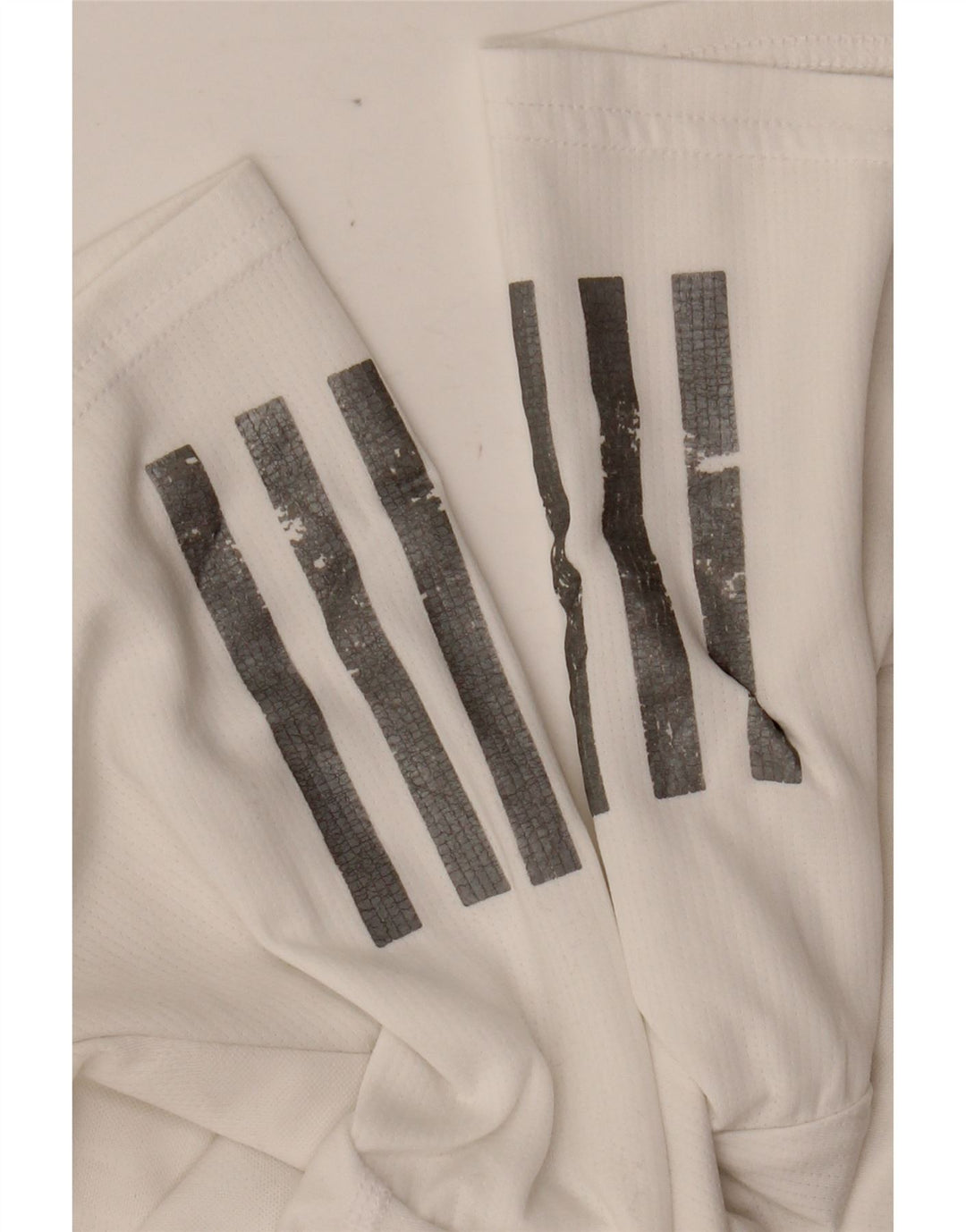 ADIDAS muška Climacool majica kratkih rukava, mali, sivo bijeli poliester