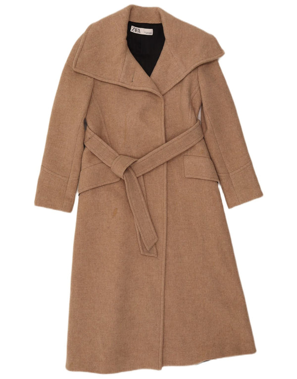 Zara ženski kaput slobodnog kroja UK 6 XS bež