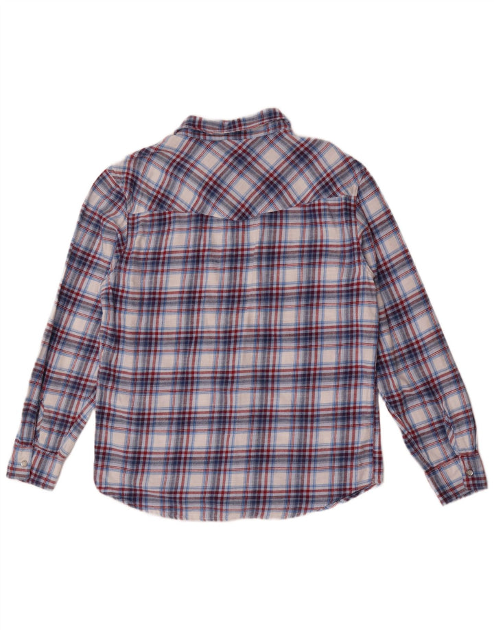 Levi's muška flanelska košulja srednje plave pamučne kare