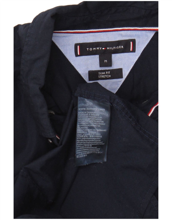 Tommy Hilfiger muška uska košulja Srednje tamnoplavi pamuk