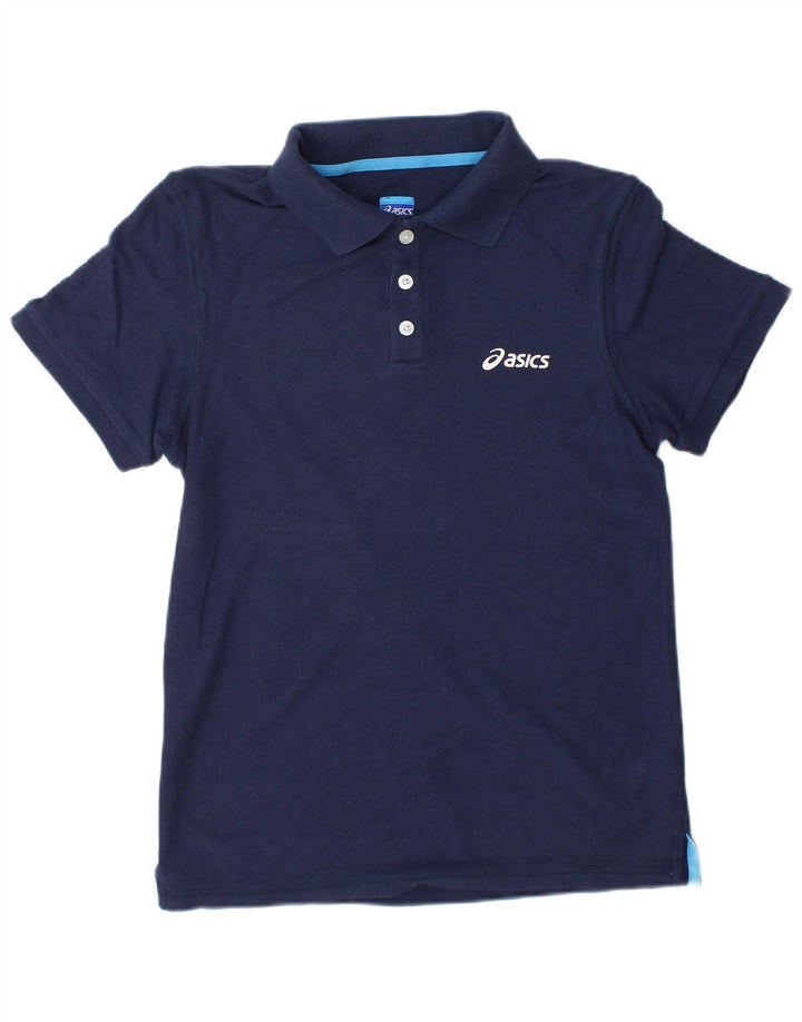 Asics muška polo majica mala tamnoplava poliester