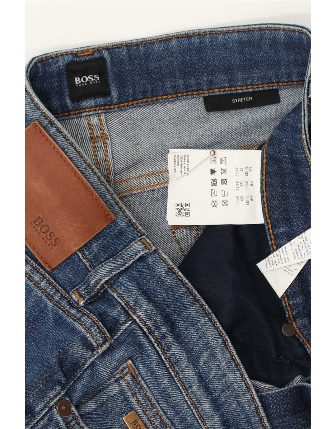 Hugo Boss Muške uske traperice W31 L32 Plavi pamuk