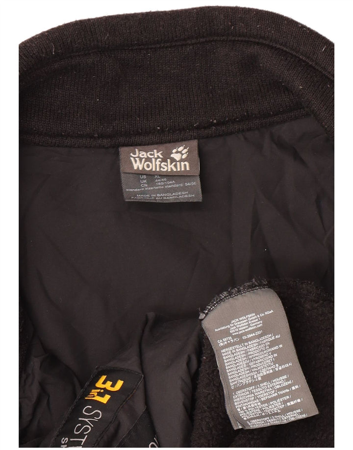 JACK WOLFSKIN muška jakna od flisa UK 44/46 XL crni poliester