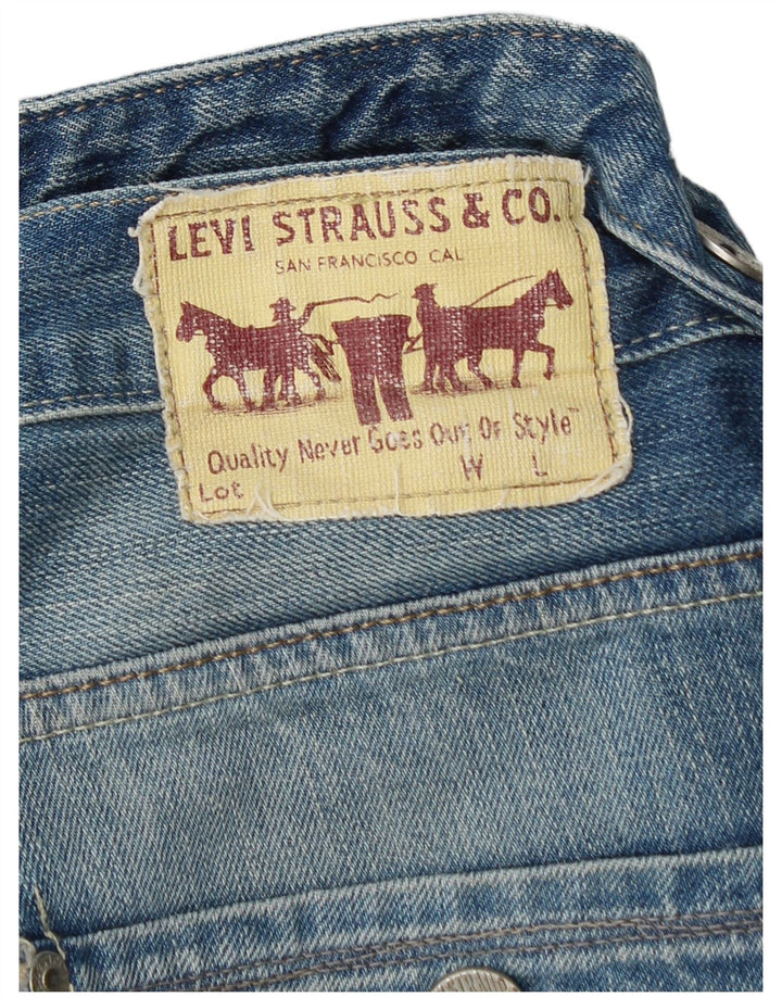 LEVI'S Ženske 504 Bootcut traperice W32 L32 Plave