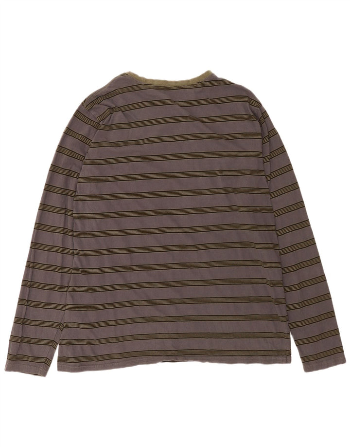 Volcom muška majica dugih rukava 2XL, pamuk na sive pruge