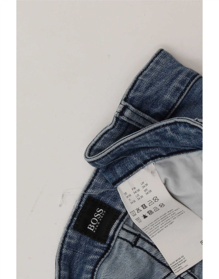 Hugo Boss Muške uske traperice W34 L36 Plavi pamuk