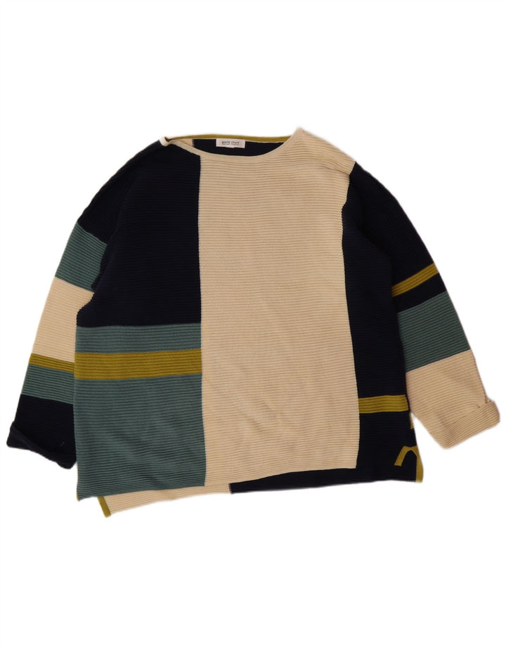 WHITE STUFF Ženski džemper s veznim izrezom UK 18 XL Višebojni