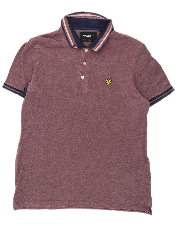 Lyle & Scott muška polo majica velika ružičasta pamuk