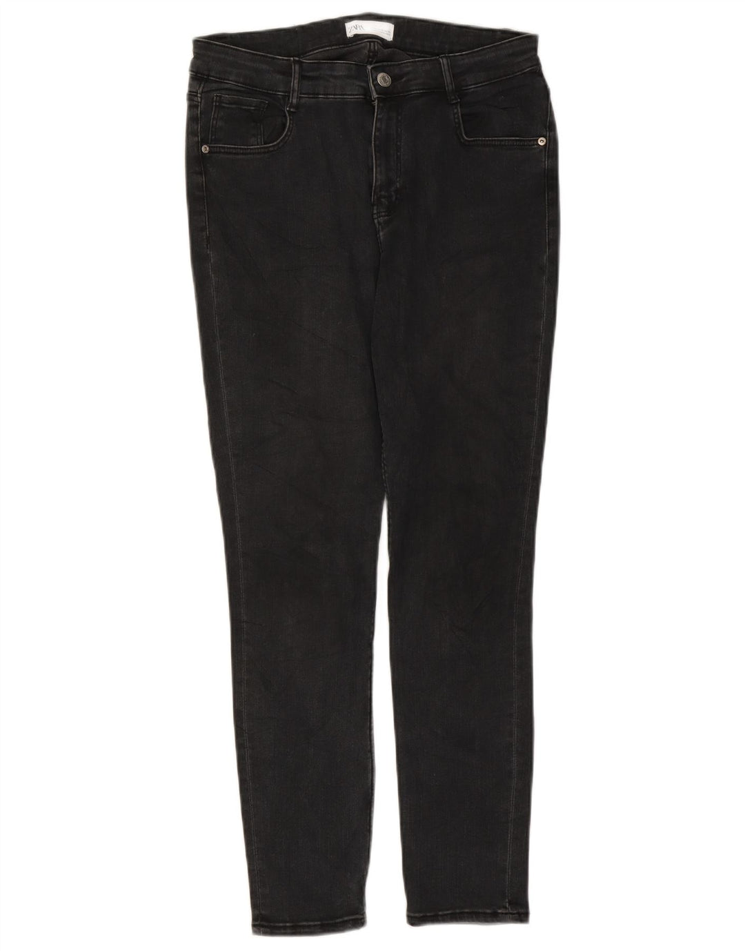 Zara ženske uske traperice EU 42 Large W32 L26 crne