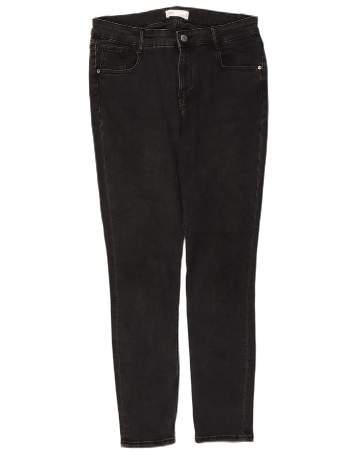 Zara ženske uske traperice EU 42 Large W32 L26 crne