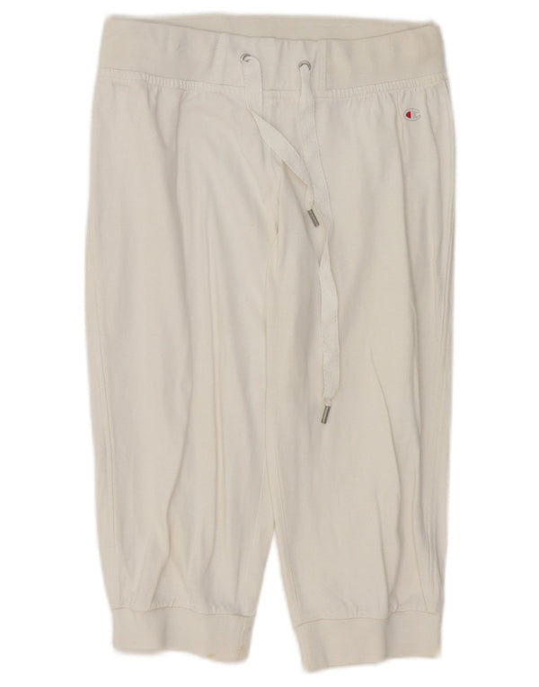 Champion Womens Heritage Classics Bermuda Sport Shorts UK 4 XS bijeli pamuk