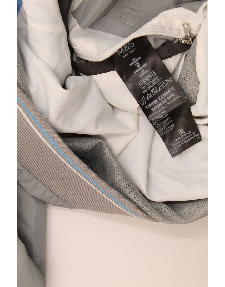 Marks & Spencer muška bomber jakna UK 38 srednje sivi poliester