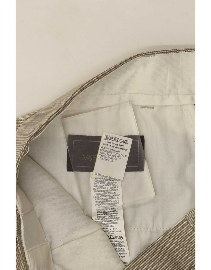 Marks & Spencer muške hlače Regular odijela W36 L29 Green Houndstooth