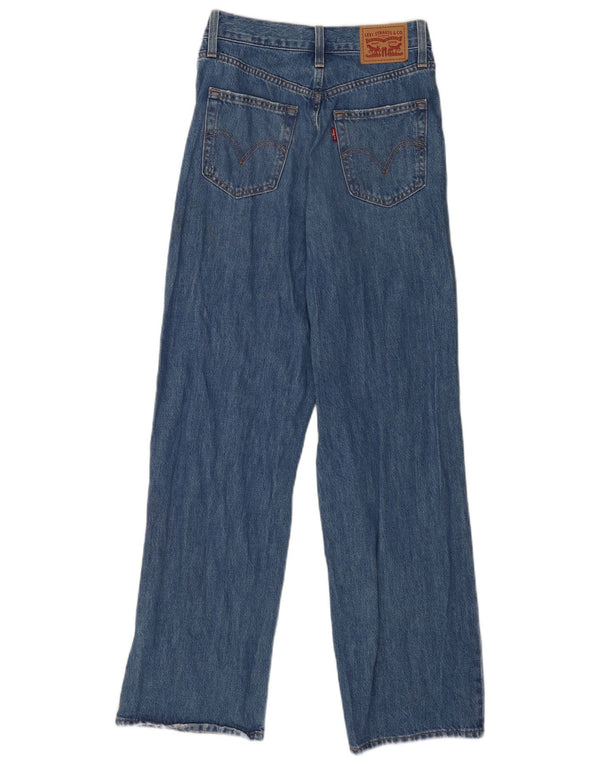 Levi's ženske ravne traperice visokog struka W26 L31, plavi pamuk