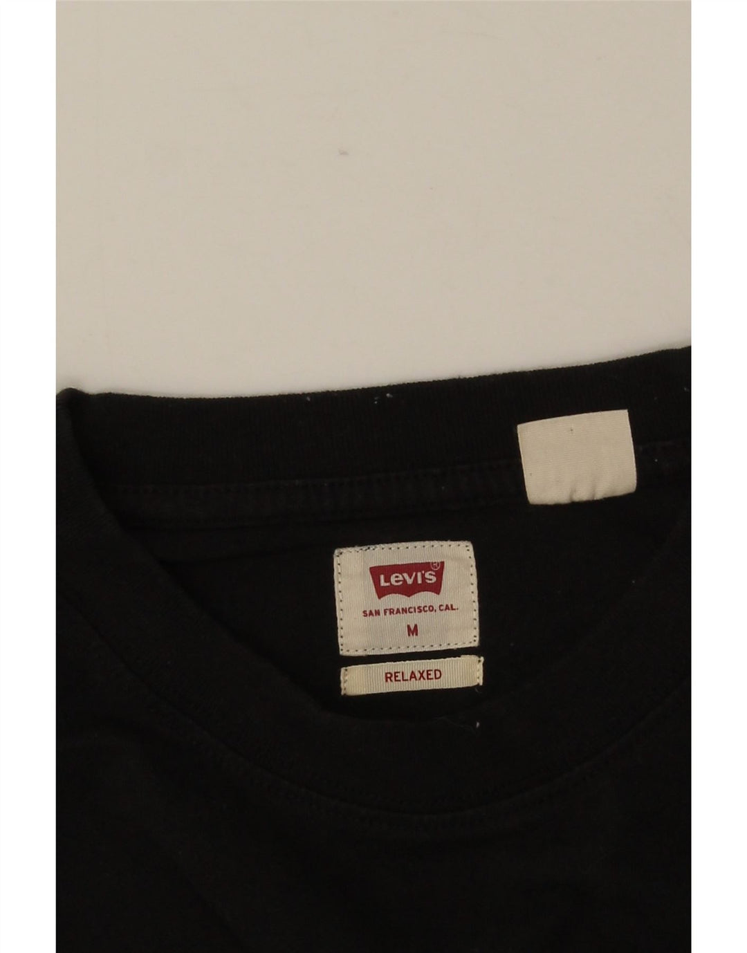 LEVI'S muška opuštena majica kratkih rukava srednje crna