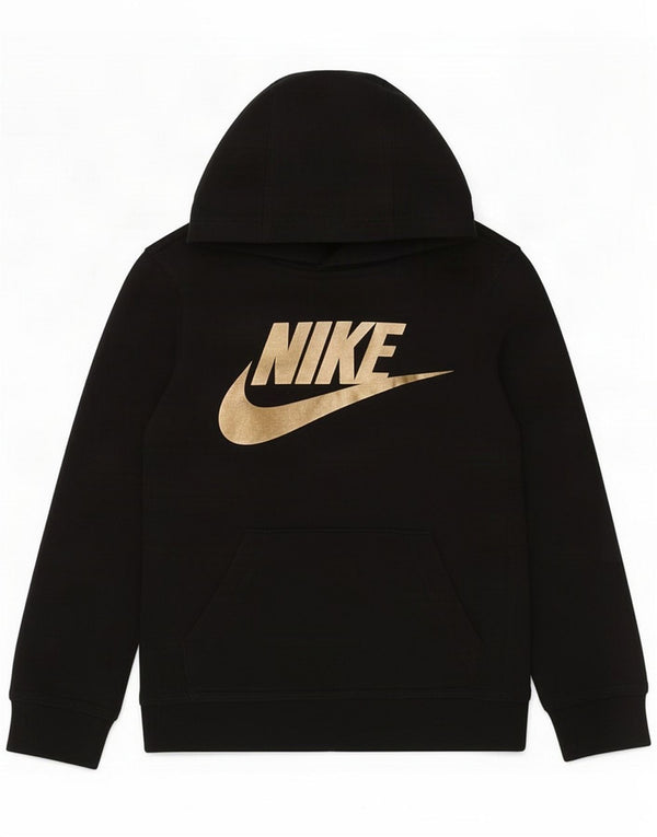 Nike Boys Graphic Hoodie Džemper 4-5 godina crni pamuk
