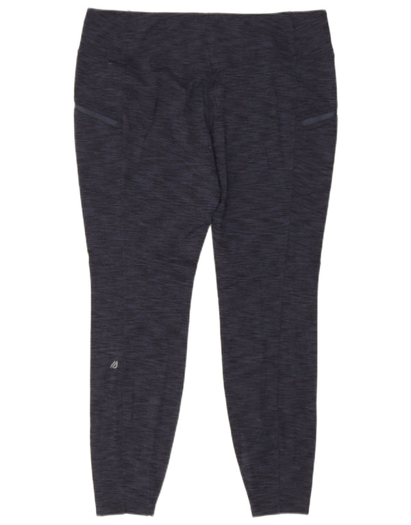 Eddie Bauer ženske tajice UK 18 XL tamnoplave s mrljama