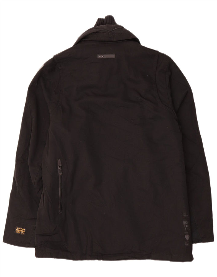 G-STAR Mens Bomber Jacket UK 38 Medium Black Polyamide