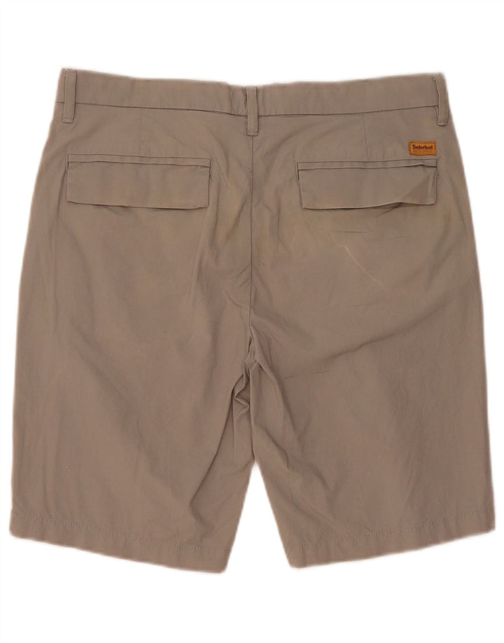 TIMBERLAND Muške chino kratke hlače W33 srednje sivi pamuk