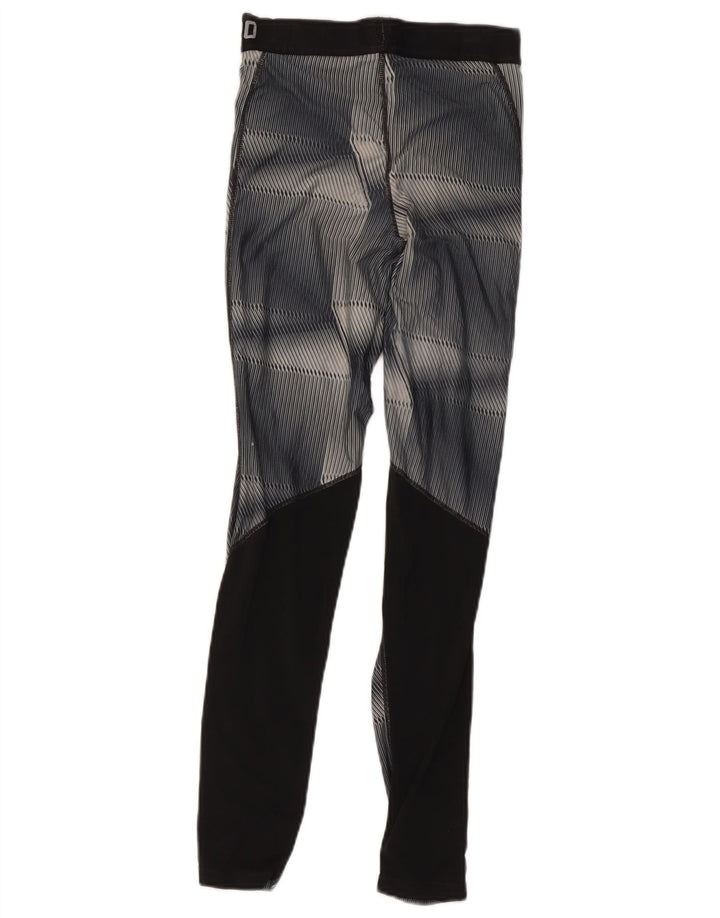 Nike Boys Graphic Leggings 10-11 Years Gray Colourblock Poliester