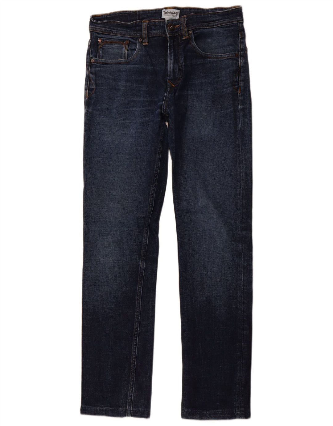 TIMBERLAND Muške ravne traperice W31 L30 Plavi pamuk