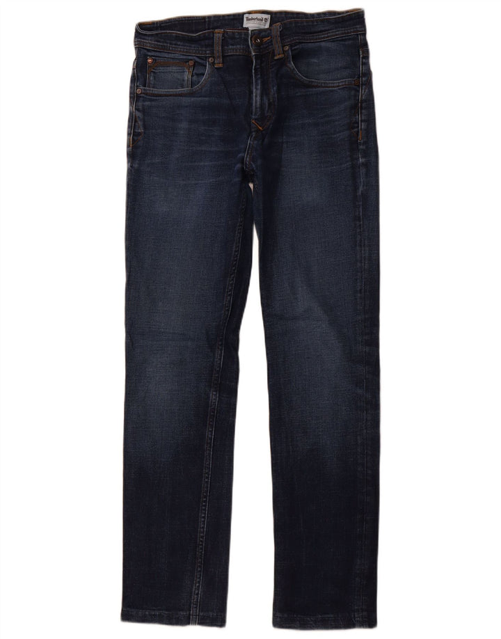 TIMBERLAND Muške ravne traperice W31 L30 Plavi pamuk