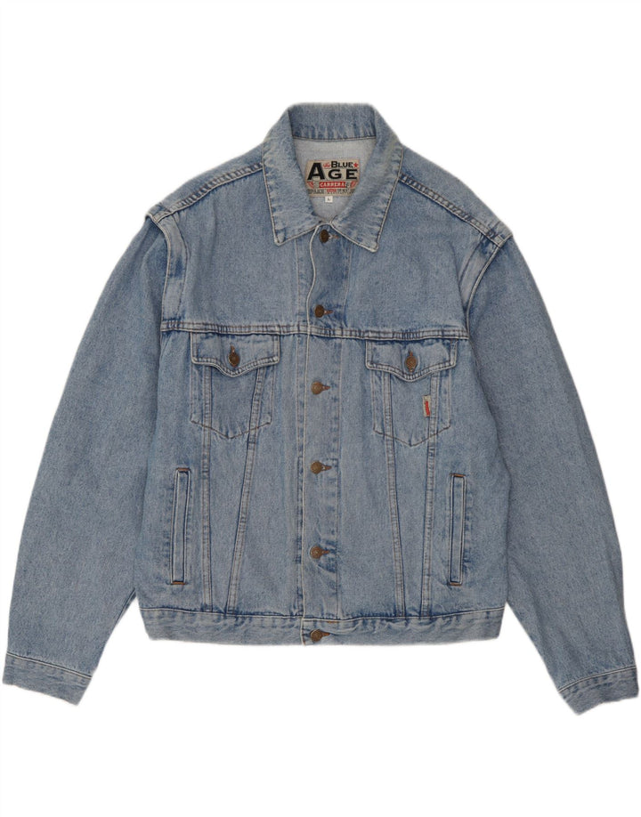 Carrera muška traper jakna UK 40 Large Blue Cotton