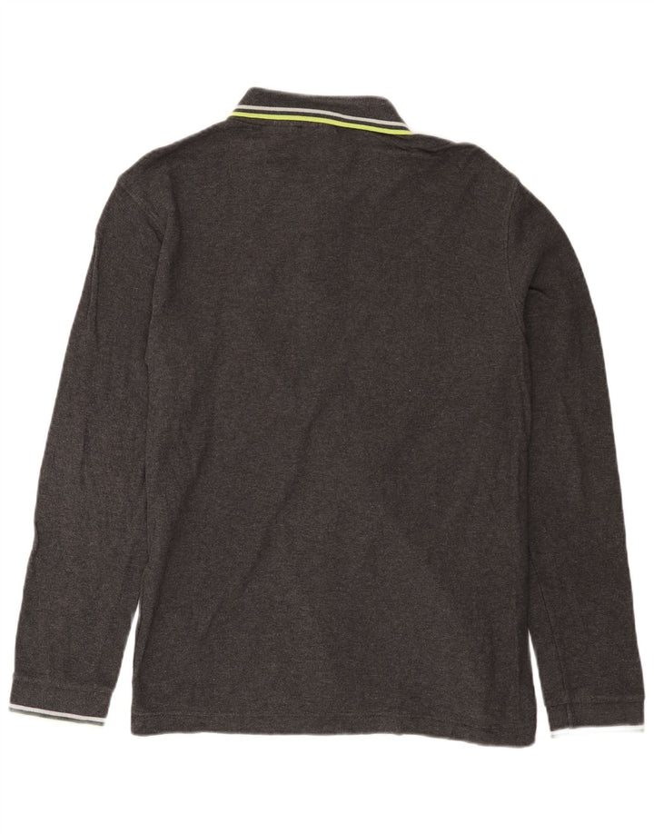 Fila muška polo majica dugih rukava srednje sivi pamuk