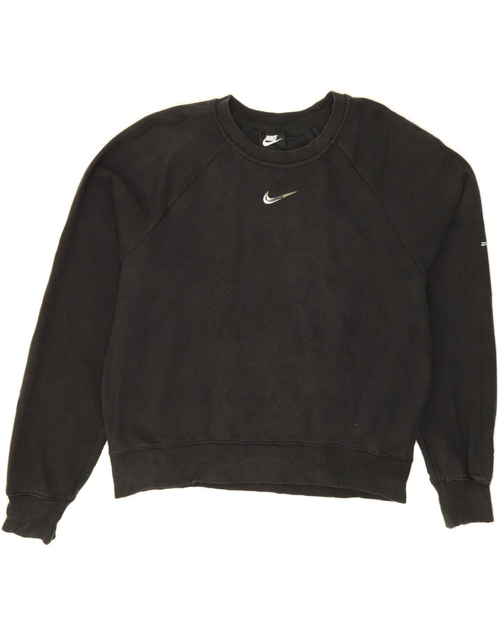 NIKE Womens Sweatshirt Jumper UK 16 Large Black Cotton Vintage Nike and Second-Hand Nike from Messina Hembry 