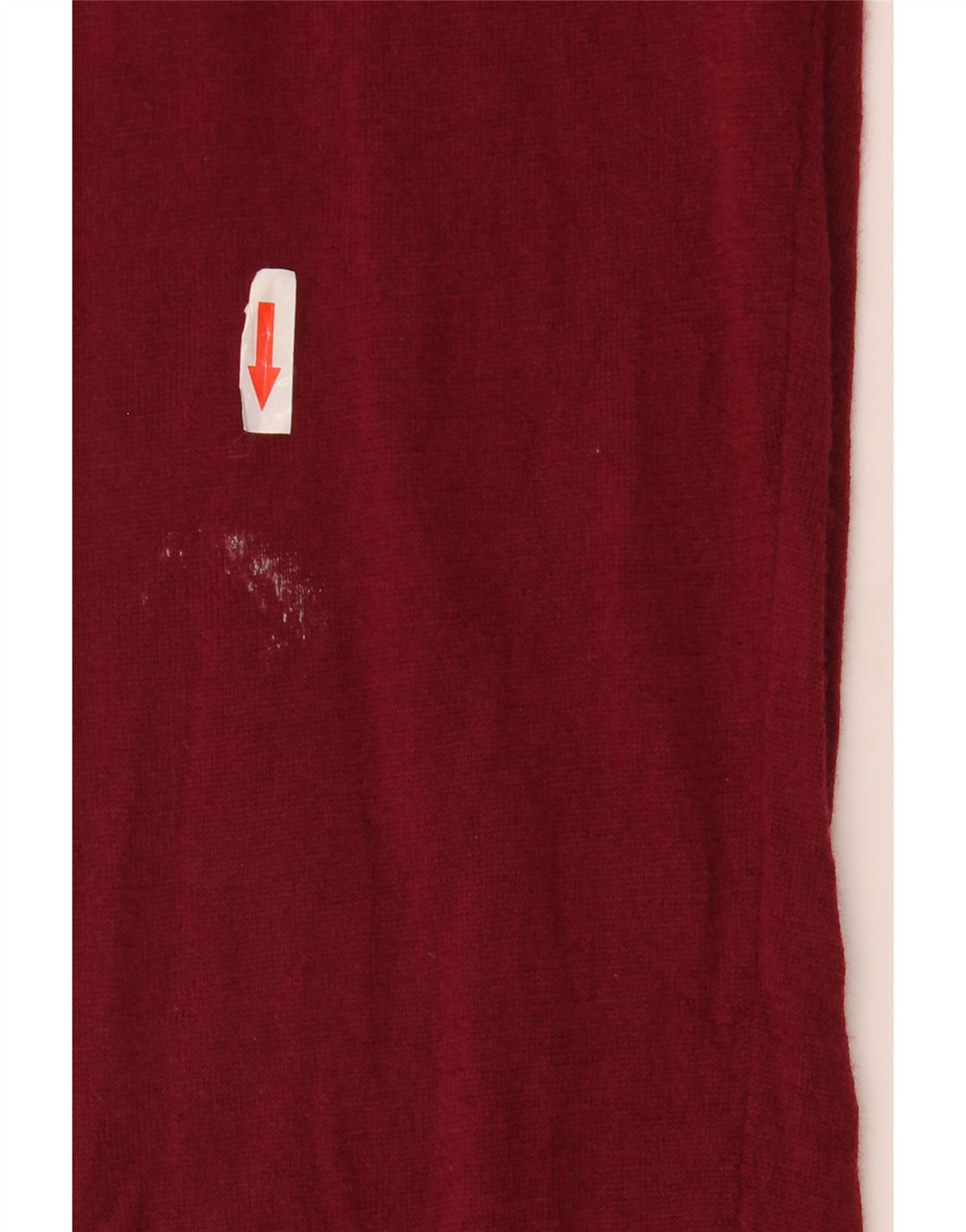 MARKS & SPENCER muški džemper s V-izrezom 2XL crvena merino vuna