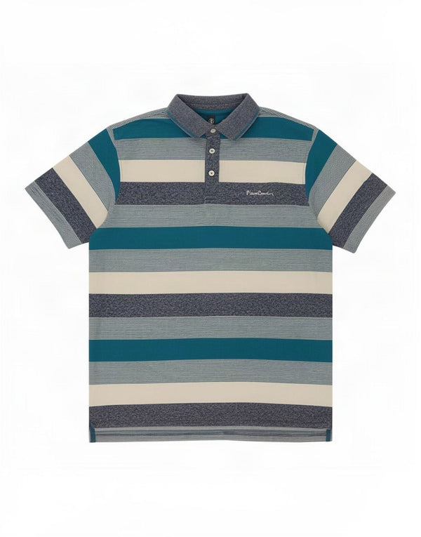 Pierre Cardin muška polo majica XL pamuk na plave pruge