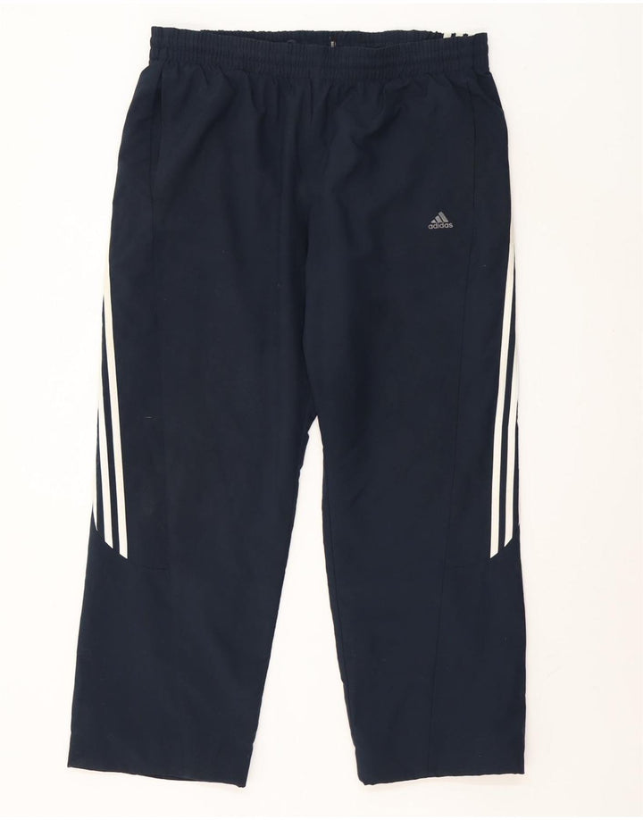 Adidas muške trenirke Climalite, velike tamnoplave hlače od poliestera