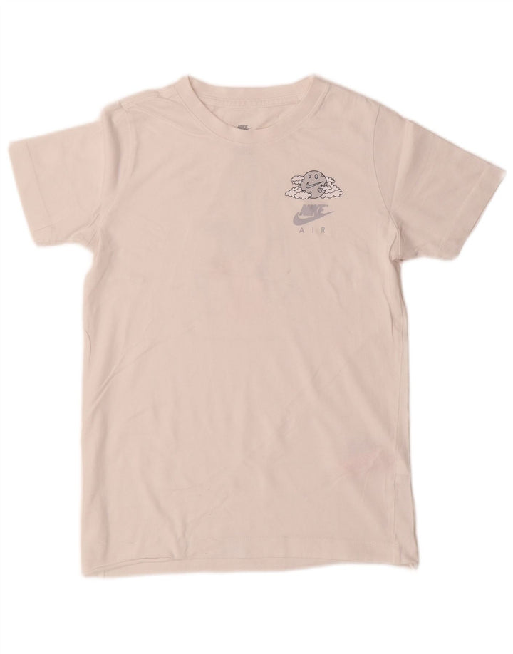 Nike Boys Graphic T-Shirt Top 10-11 Years Srednje bijeli pamuk